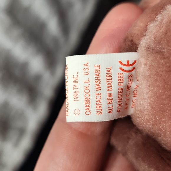 🕸Vintage Ty Beanie Baby Original Batty The Bat P.V.C. Pellets 1996 - Picture 9 of 9